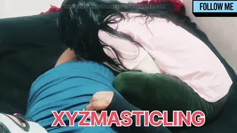 Desi Bhabhi Licking Chocolate Off His Hard Cock Then Swallowing It All