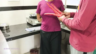 Desi Girl Sucked His Thick Cock Like Eating A Soft Carrot As Her Dessert