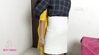 Desi Maid Komal Begs House Owner On Knees While Deepthroating His Thick Cock