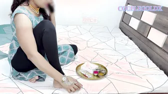 Desi Stepbrother Came In His Stepsister's Mouth On Raksha Bandhan Morning