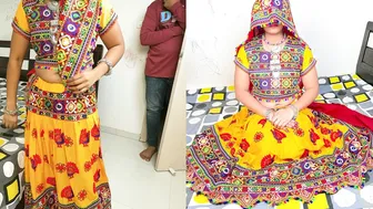 Desi Girl Returns From Garba And Gets Pressed By Her Obsessed Follower