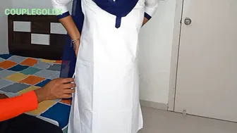 Desi Teacher Spanked Komal's Ass Then Brother Soothed It With Ice Cube