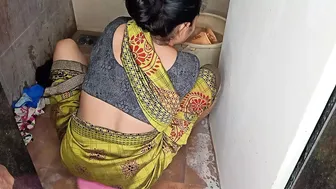 Desi Wife Takes Brother In Law's Dick While Washing Clothes By The Well