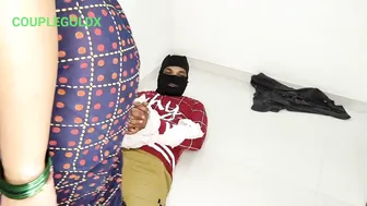 Desi Neighbors Catch Peeping Pervert And Drag Him Inside For Punishment