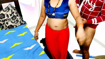 Desi Wife Gets Railed By Husband With Broomstick After Sweeping The Floor