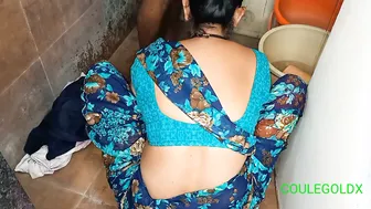 Desi Aunt Gets Cornered By Nephew Rushing To Bathe Before College Class
