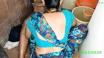 Desi Aunt Gets Cornered By Nephew Rushing To Bathe Before College Class