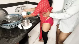 Desi Brother-In-Law Grabs Komal While She Cleans Dishes And Fucks Her Raw