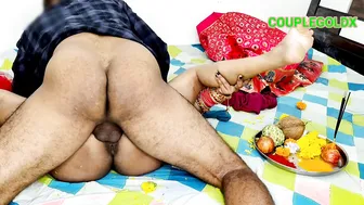 Indian Bride Komal Starts Wedding Night With Pussy Worship Before Fucking