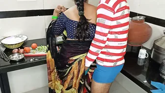 Desi Housewife Cannot Get Her Ass Fucked In The Kitchen So Moves Outside