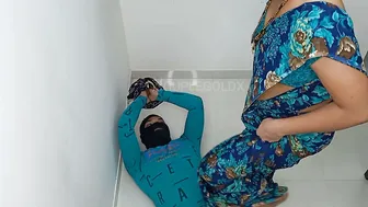 Indian Girl Pissing On Thief's Face While Riding And Fucking Him Hard