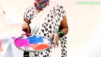 Happy Holi Bhabhi Gets Fucked Hard While No One Is Home On Festival Day