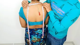 Desi Tailor Stitched Perfect Dress Last Time Komal Rewards Him Sexually