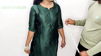 Desi Tailor Stitched Komal's Blouse Tight After She Paid With Her Mouth
