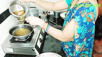 Indian Komal Was Preparing Sweet Jalebi When Neighbor Entered Her Cunt