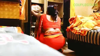Telugu Neighbor Rahul Caught Her Arranging Clothes And Fucked Her Hard