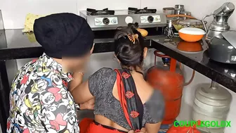 Indian Maid Hid Under Kitchen Table While Komal Got Fucked From Behind