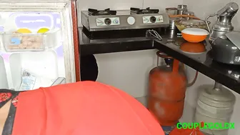 Indian Maid Hid Under Kitchen Table While Komal Got Fucked From Behind