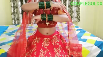 Desi Bride Celebrates Her Wedding Night Getting Fucked By Her Husband