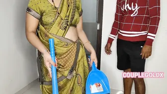 Desi Husband Called The Garbage Man Inside And Fucked Him At The Door