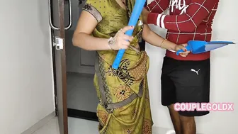 Desi Husband Called The Garbage Man Inside And Fucked Him At The Door