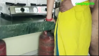 Indian Kitchen Sex Session With Wife Cooking And Getting Fucked Hard