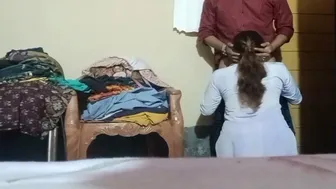 Indian Teacher Brings College Student To His Room And Fucks Her Senseless