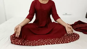 Indian Yoga Instructor Bends Over During Private Session And Gets Fucked