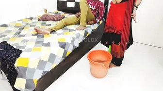 Punjabi Maid Komal Getting Fucked By Her Boss While Cleaning Floors