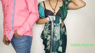 Indian Wife Asks Him To Fix Her Loose Blouse And Gets Groped Hard