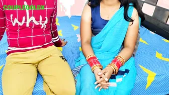 Indian Bride Komal Stunning In Saree And Blouse Seducing Her Devar Now