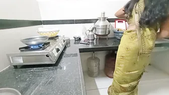 Punjabi Housewife Begging To Finish Cooking Before Getting Fucked