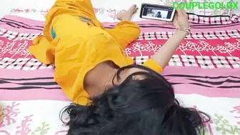 Indian Wife Watching Porn Videos And Masturbating In The Afternoon