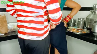 Desi Maid Komal Getting Morning Sex Before Washing All The Dishes