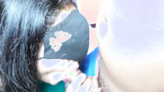 Desi Girlfriend Kisses Her Boyfriend Passionately After Long Separation