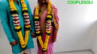 Indian Newlyweds Celebrate Their Wedding Night Fucking All Night Long