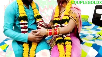 Indian Newlyweds Celebrate Their Wedding Night Fucking All Night Long