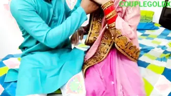 Indian Newlyweds Celebrate Their Wedding Night Fucking All Night Long