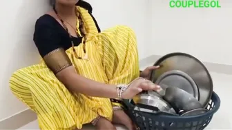 Desi Housewife Selling Utensils Gets Pounded By Customer In Her Shop