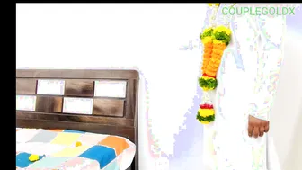 Punjabi Bride Fucks Groom's Friend While He Decorates Wedding Bed Outside