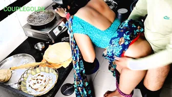 Desi Aunt Getting Fucked In Kitchen While Eating Her Afternoon Meal