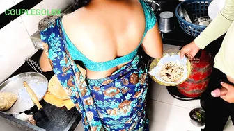 Desi Aunt Getting Fucked In Kitchen While Eating Her Afternoon Meal