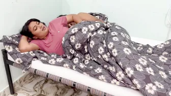 Desi Stepsister Angry Sharing Bed All Night Full Hindi Audio Homemade