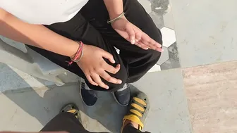 Village Girl Talks Dirty In Hindi While Getting Pounded In Open Fields