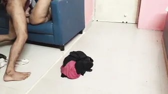 Indian Boss Bends His Sexy Secretary Over The Office Desk