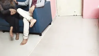 Indian Boss Bends His Sexy Secretary Over The Office Desk