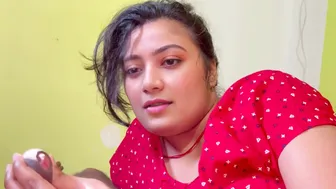 Indian Stepson Asks Stepmom To Help Jerk His Hard Cock When Alone