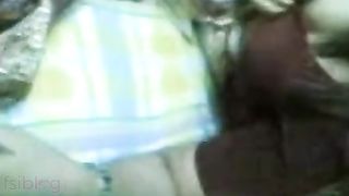 Desi Delhi cheating abode wife gives consummate fellatio