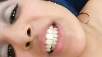 Marvelous Dilettante honey drilled hard and cum on bazookas