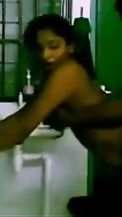 Sexy pair hardcore sex in the kitchen